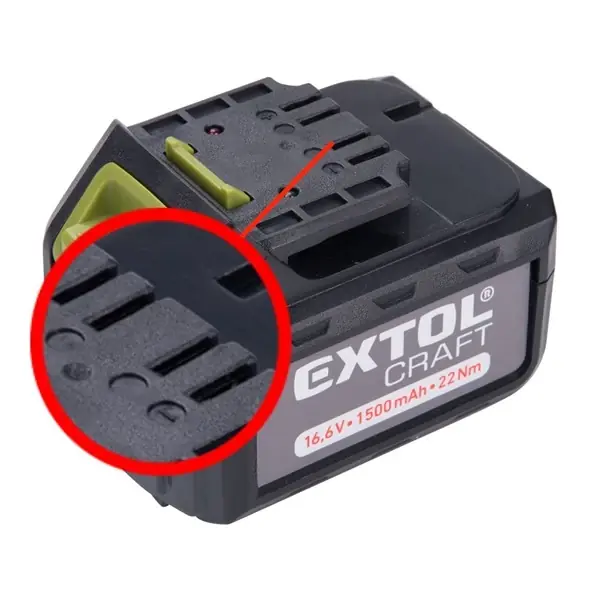 Vedd meg most Extol akku Li-ion töltőhöz, 3 saru, 16,6V, 1500mAh, töltési idő: 5,5 óra